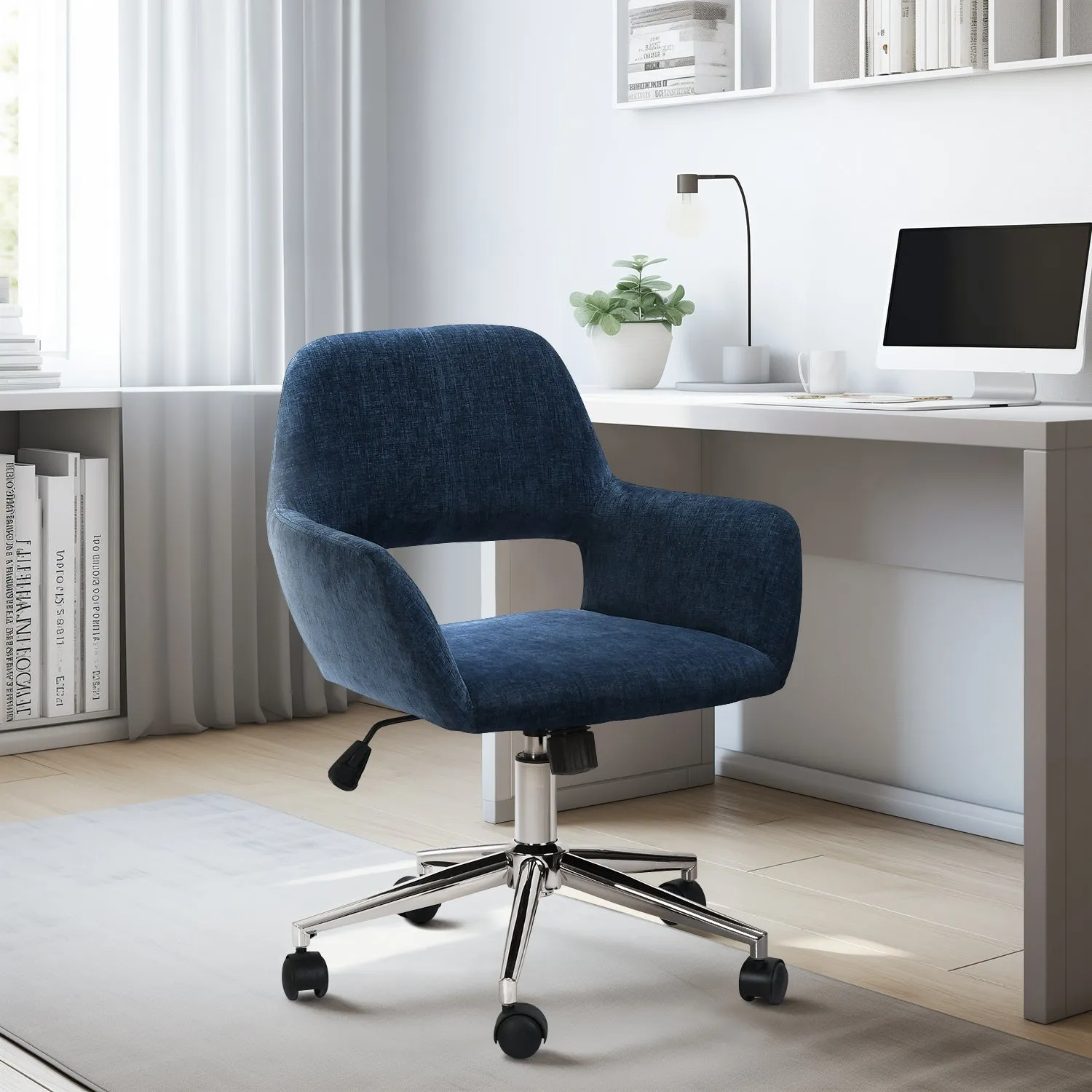 360 Degree Swivel Task Chair with Ergonomic Design, Height Adjustable For Living Room-Homy Casa