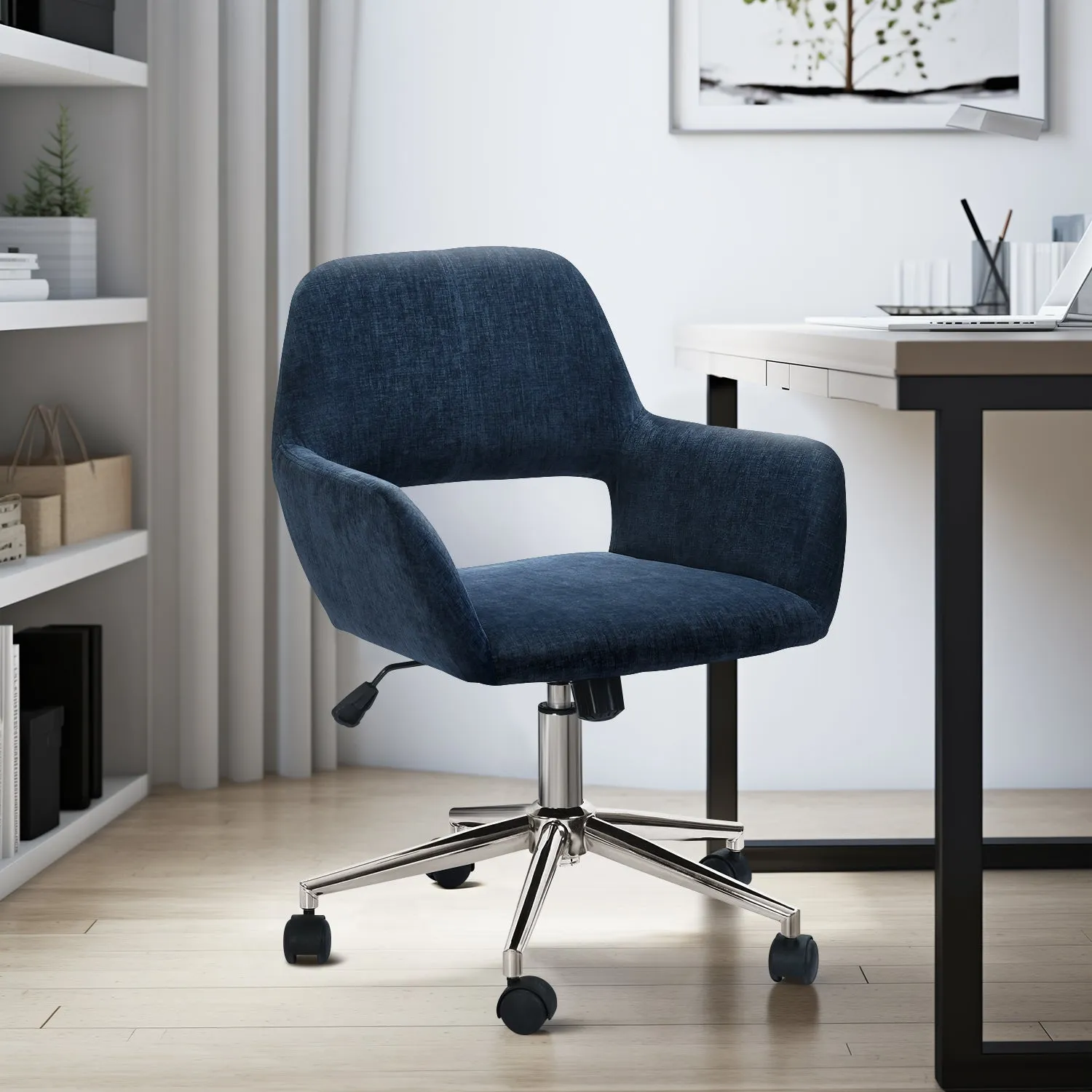 360 Degree Swivel Task Chair with Ergonomic Design, Height Adjustable For Living Room-Homy Casa