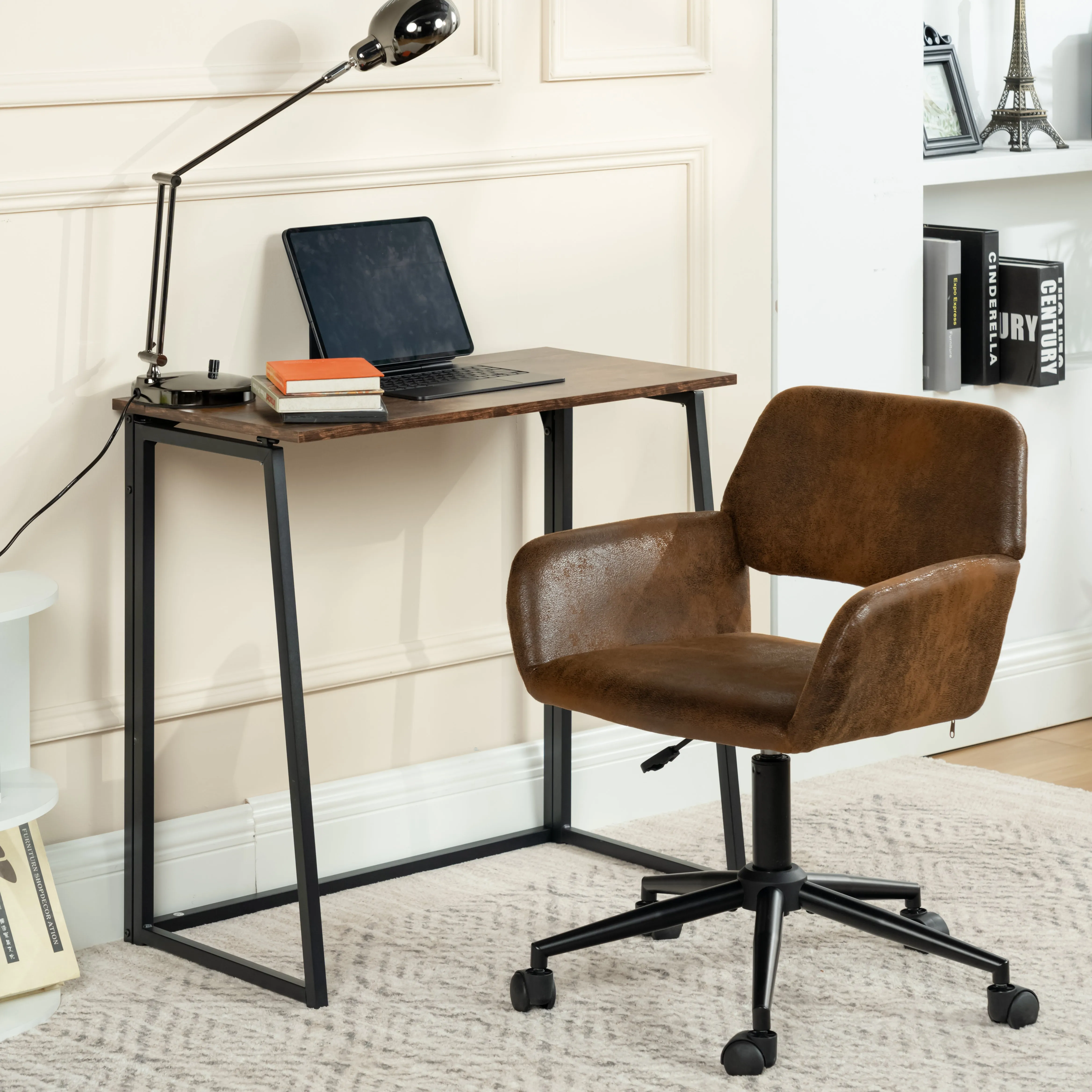 360 Degree Swivel Task Chair with Ergonomic Design, Height Adjustable For Living Room-Homy Casa