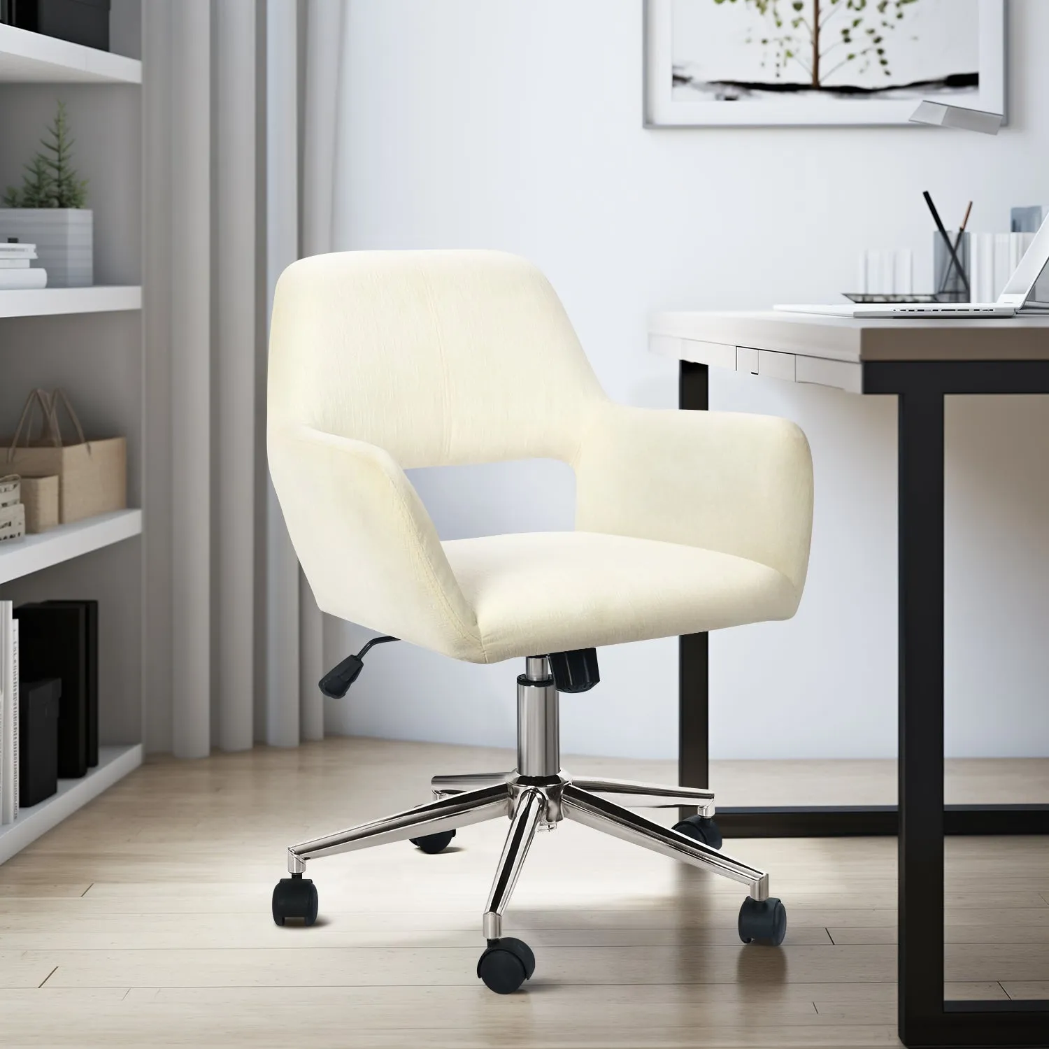 360 Degree Swivel Task Chair with Ergonomic Design, Height Adjustable For Living Room-Homy Casa