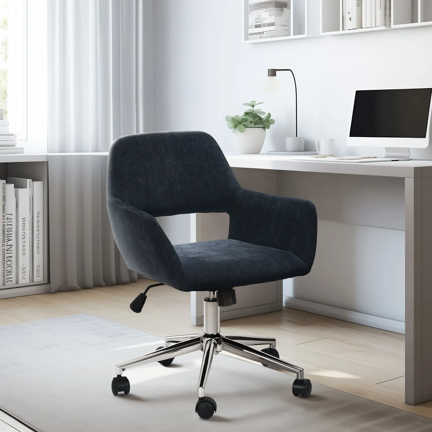 360 Degree Swivel Task Chair with Ergonomic Design, Height Adjustable For Living Room-Homy Casa