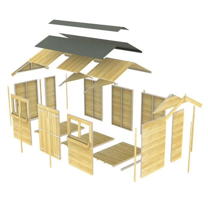 5ft x 14ft Apex Summer Shed