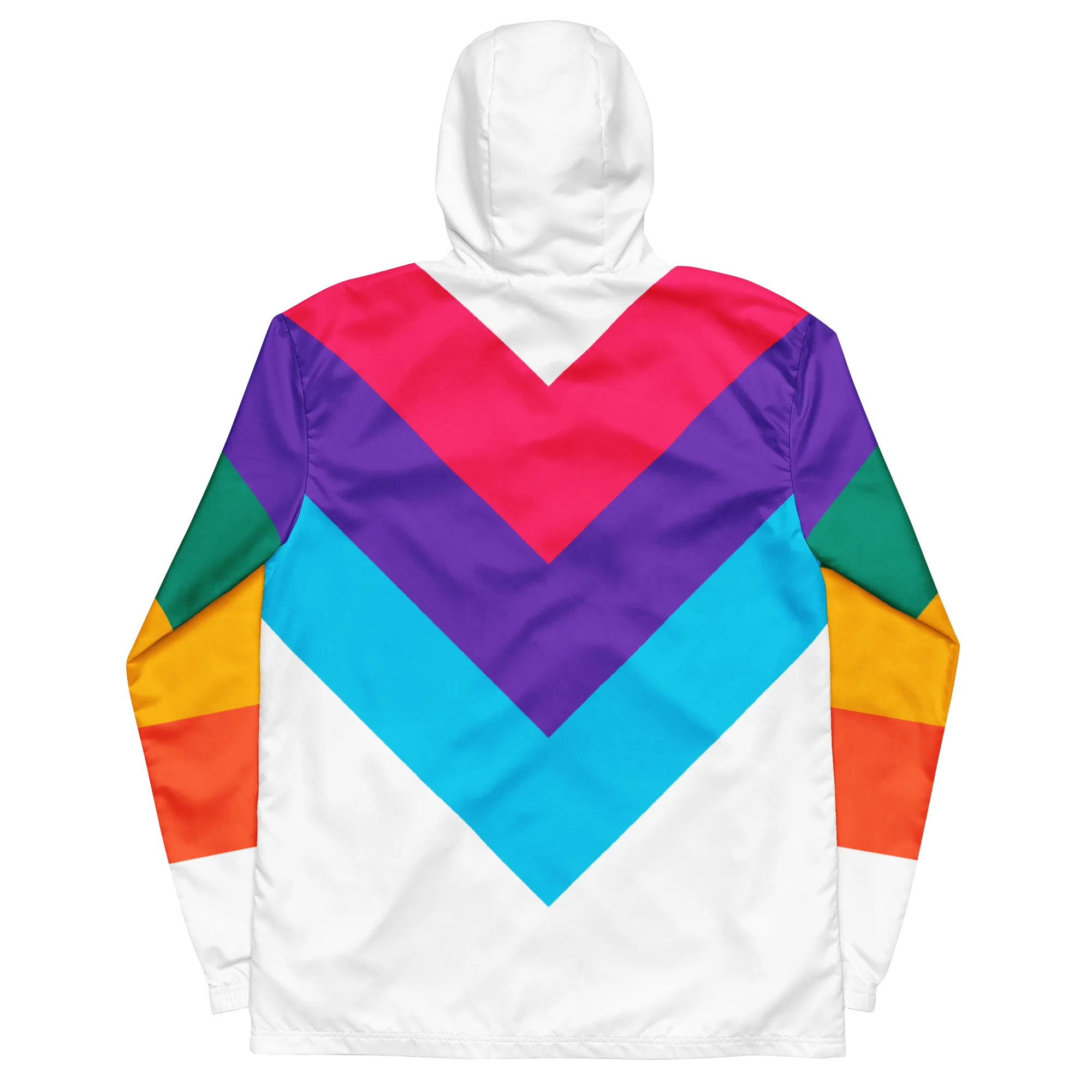 80's Rainbow Windbreaker