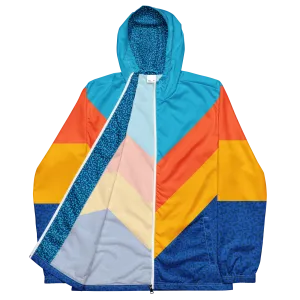 90's Blue & Orange Windbreaker