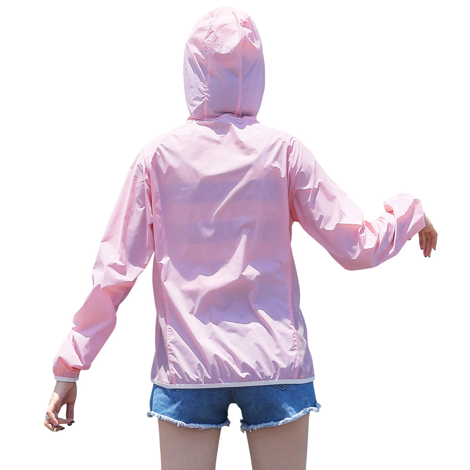 Anniou Women's Outdoor UV Hoodie Cycling Jacket