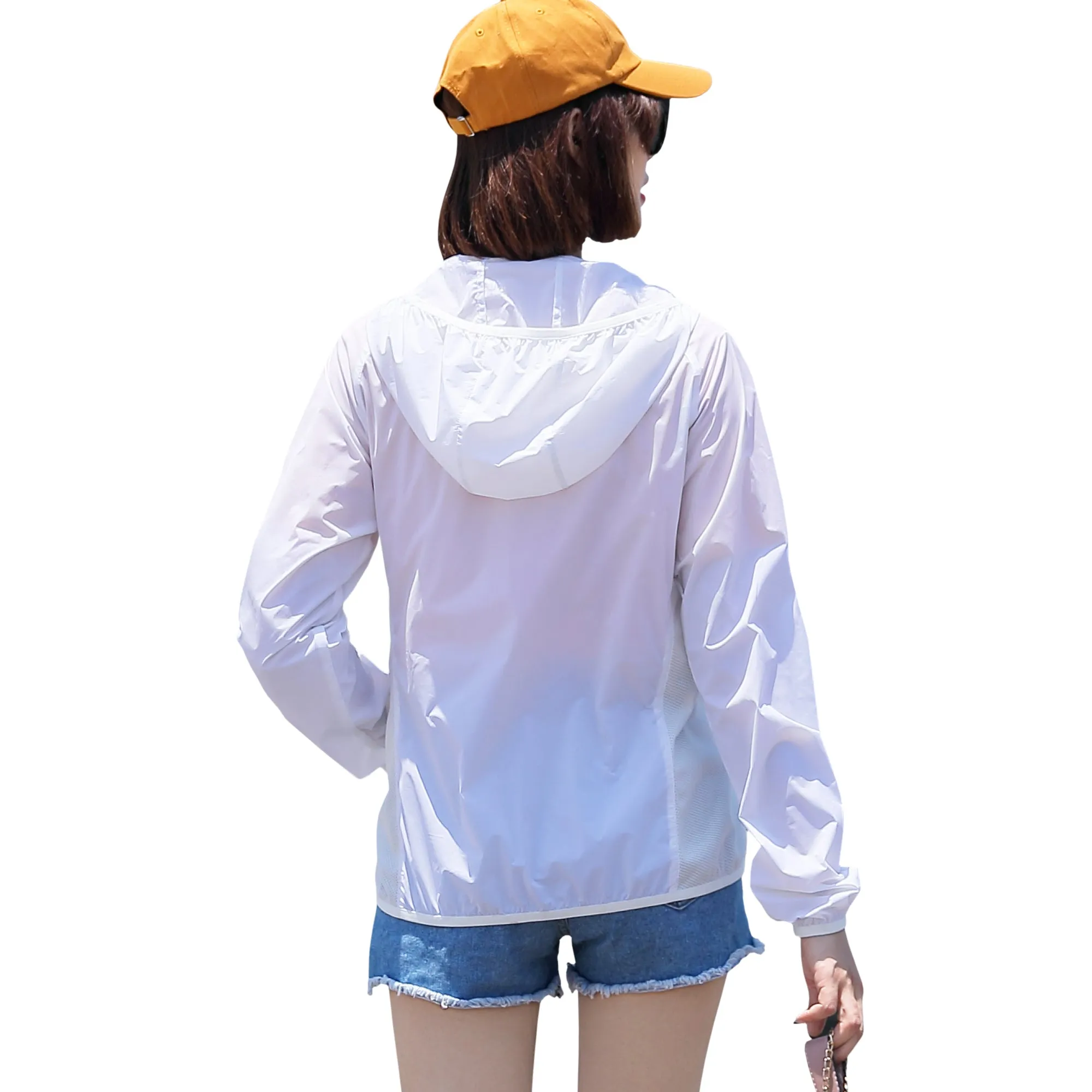 Anniou Women's Outdoor UV Hoodie Cycling Jacket