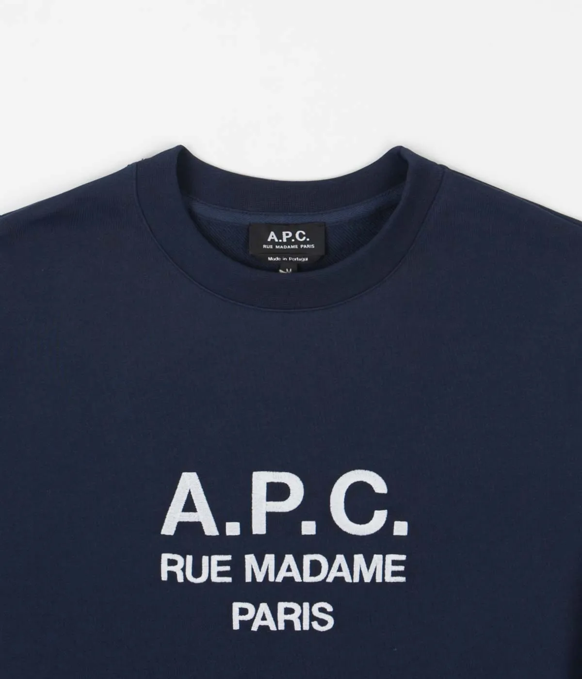 A.P.C. Rufus Crewneck Sweatshirt - Marine