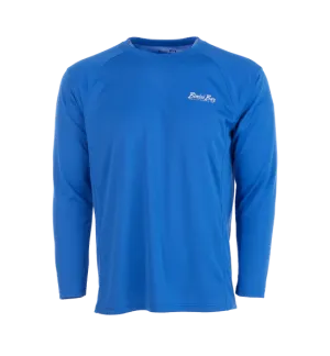 Bimini Bay Cabo Crew Long Sleeve Blue Wave Shirt