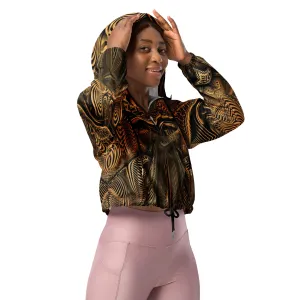 Down the Ribbit Hole Cropped Windbreaker