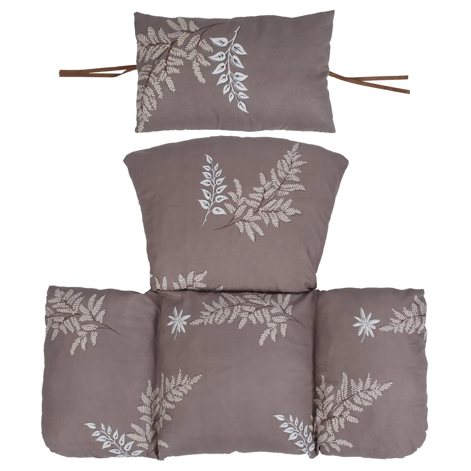 Egg Chair Hanging Basket Seat Soft Cushion with Headrest