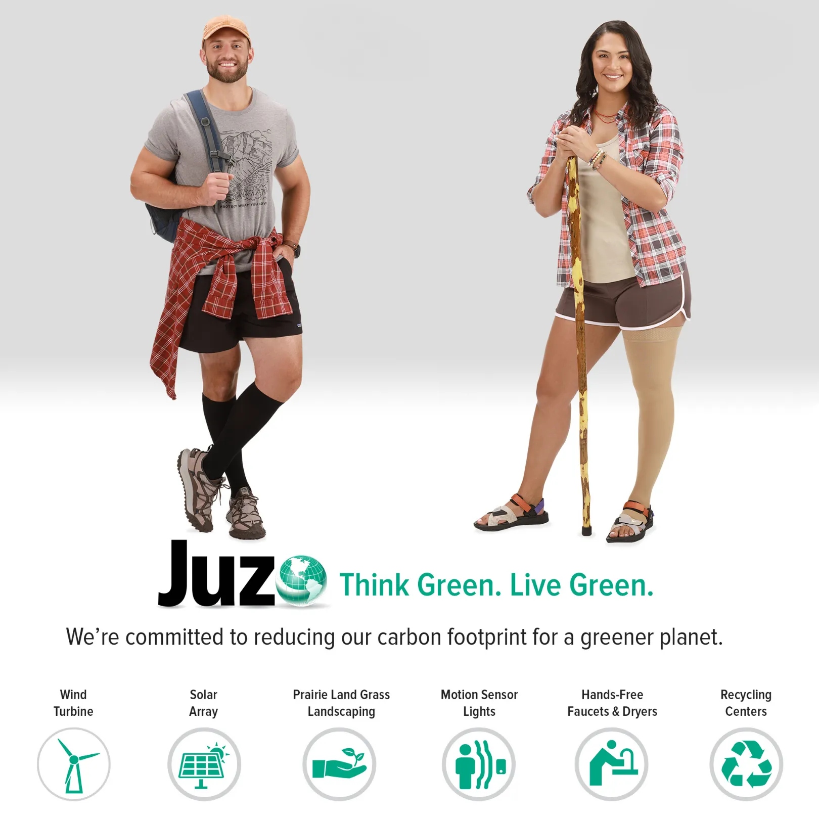 Juzo Dynamic Compression Stockings, 20-30 mmHg, Knee High, Open Toe