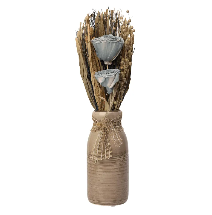 Lea Dried Ocean Blue Big Vase