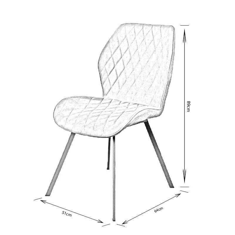Lincoln Fixed Table & 4 Toronto Grey Chairs