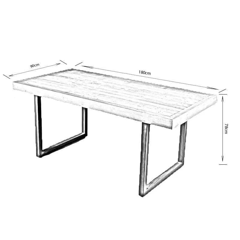 Lincoln Fixed Table & 4 Toronto Grey Chairs