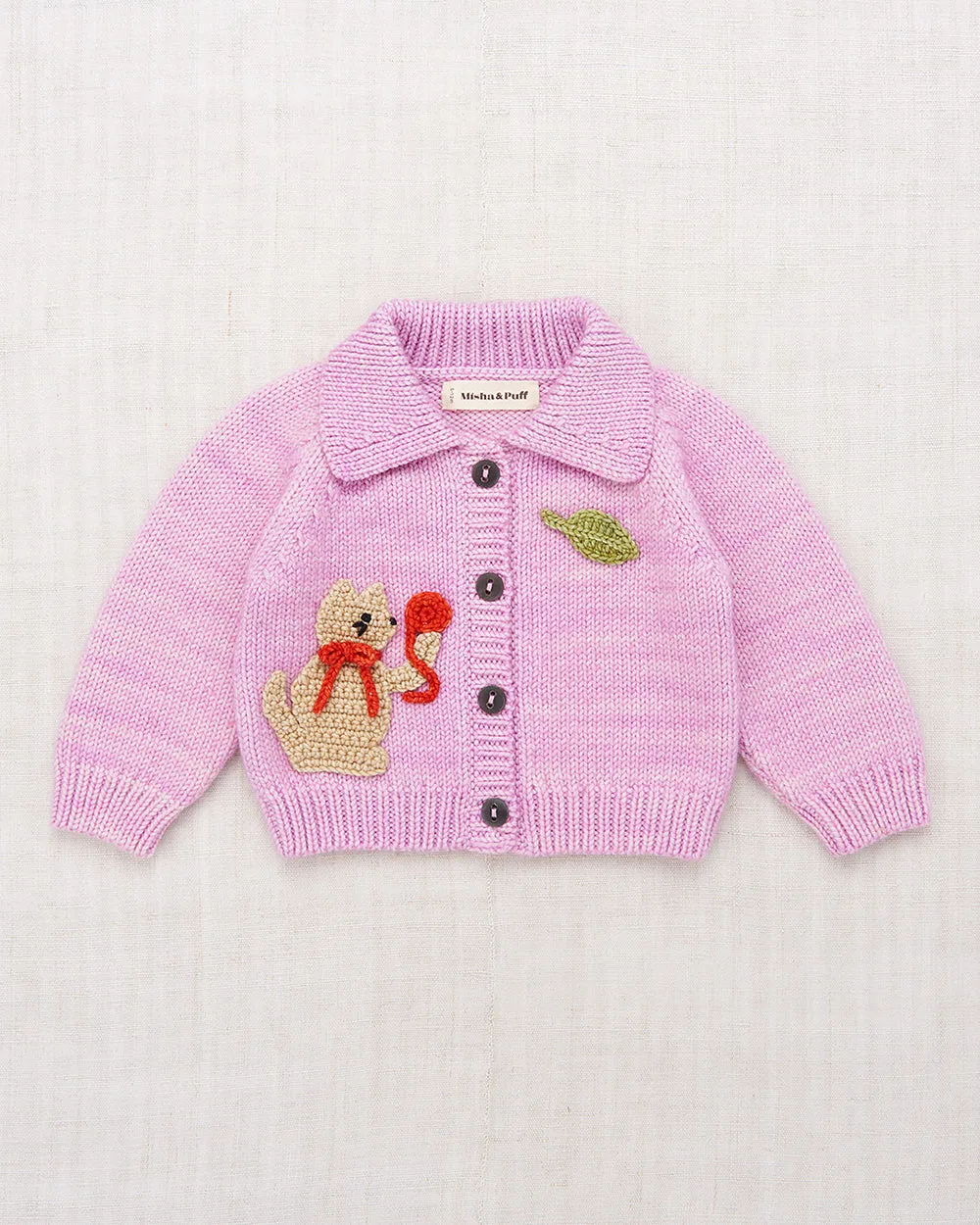 Meadow Motley Cardigan in Pink Lilac