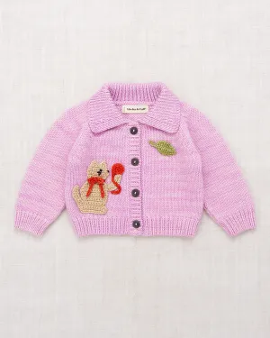 Meadow Motley Cardigan in Pink Lilac