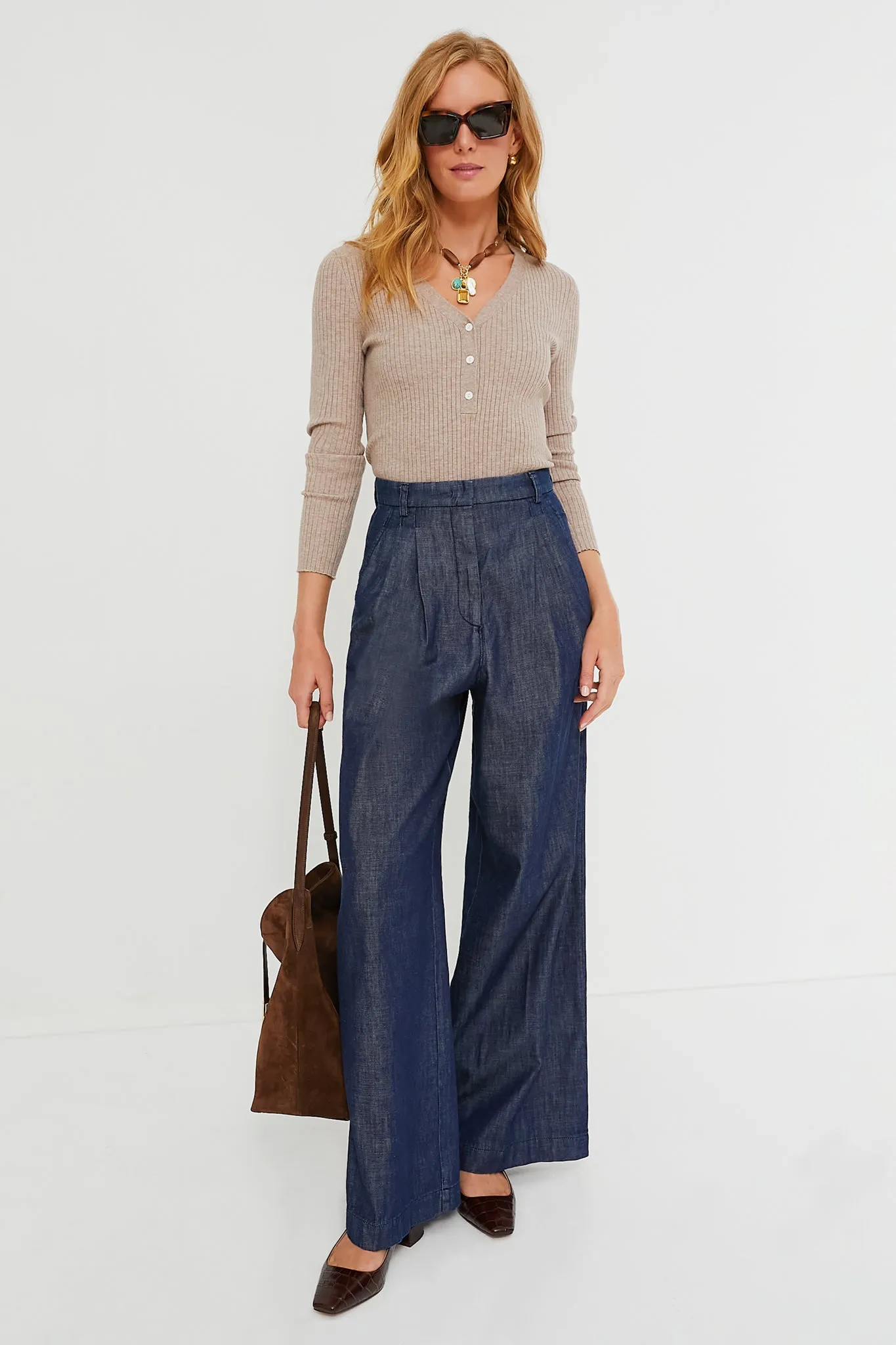 Midnight Blue Fuxia Pant
