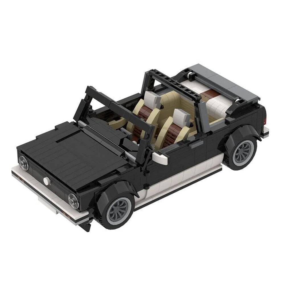 MOC  Compatible  B Technical Car Set Classic Convertible Sports Car MOC Supear City Racers Sets Building Blocks Bricks High Tech Toys