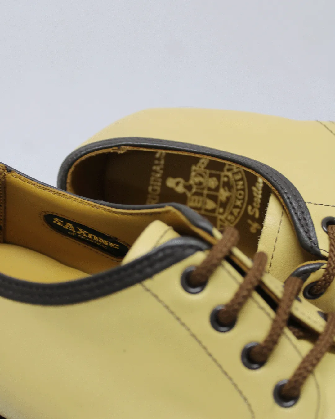 Saxone Leather Wheat Oat  Shoe