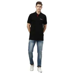 TVS Racing Polo Neck Cotton T Shirt, Color